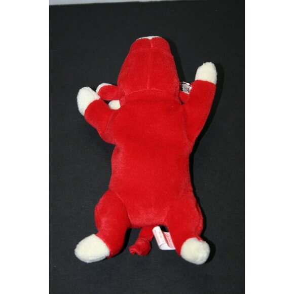 TY Beanie Baby Snort Bull Cow PVC Pellets very rare errors red 4002 - Picture 4 of 11